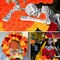 40Pcs Silk Marigold Flowers Artificial for Decoration DIY Wreath Garland Craft Wedding Party Baby Shower Decoration Halloween Christmas (Mix Colors)